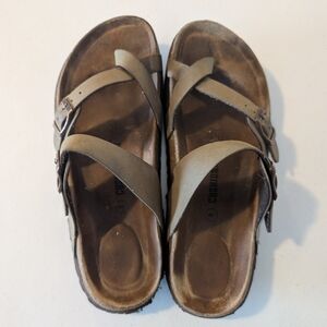 Brown Strappy Sandals Well Worn